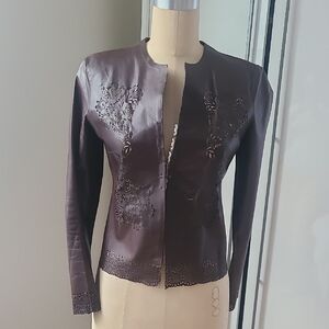 Elegant Brown Women's Jacket